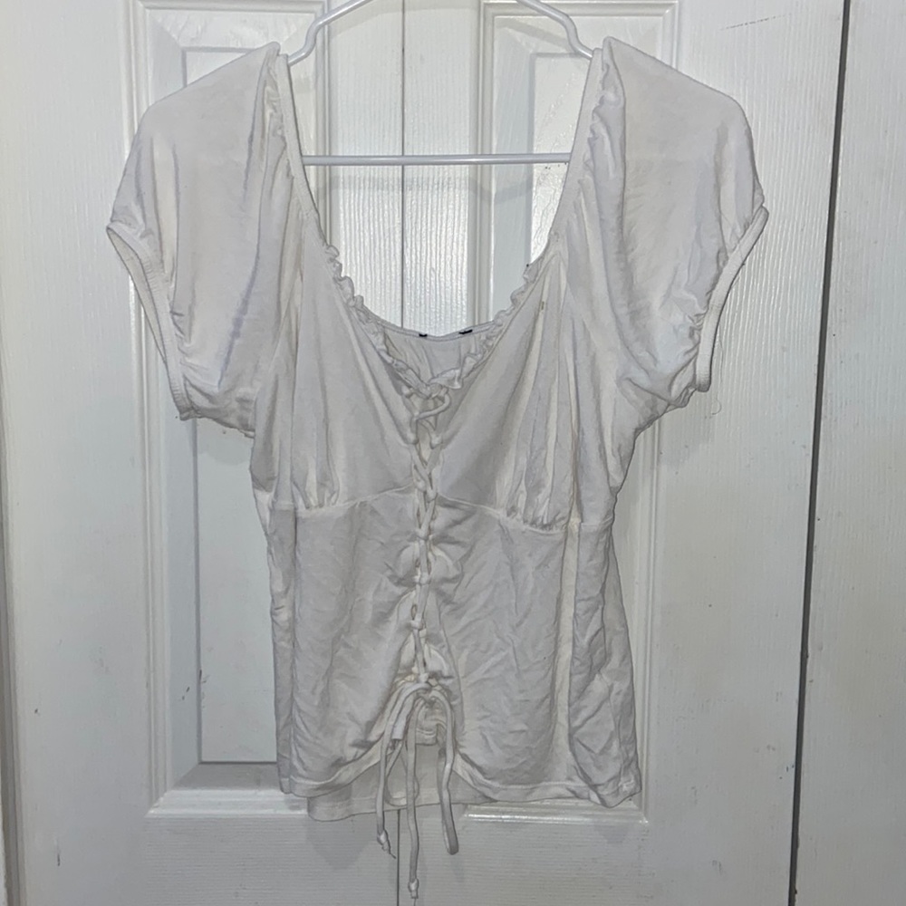 Y2K Tie Up T-shirt